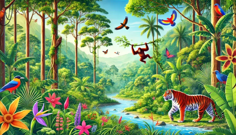 Virgin Forest Indonesia Masih Jadi Rumah Biodiversitas Tropis Dunia!