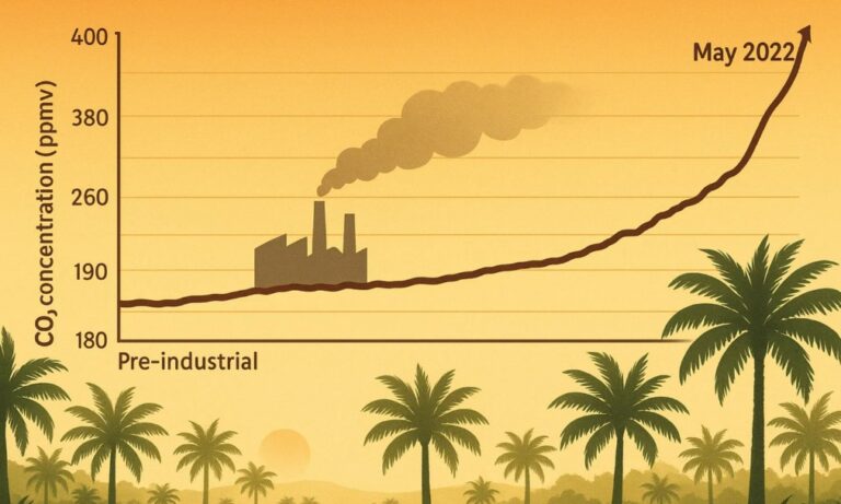 Kenaikan CO₂ Global: Seberapa Besar Peran Perkebunan Kelapa Sawit? Simak Faktanya!