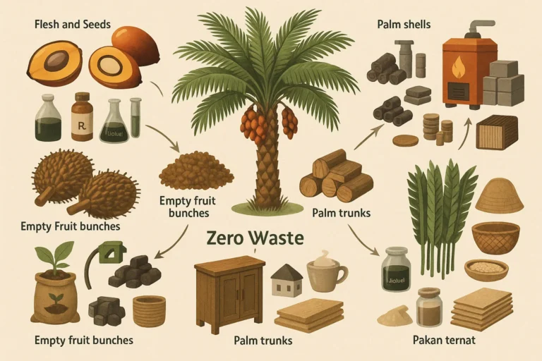 Zero Waste! Semua Bagian Kelapa Sawit Punya Manfaat, Cek Faktanya..