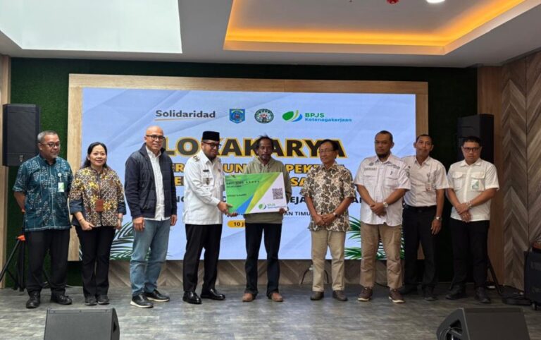 Pemkab Paser Gunakan DBH Sawit untuk Bayar BPJS Ketenagakerjaan Pekerja Rentan, Buruh Harian Lepas Jadi Prioritas