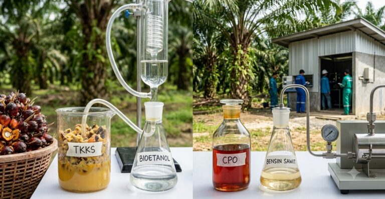 Mengenal Dua Jalur Pengembangan Bahan Bakar Nabati Berbasis Sawit: Bioethanol dan Bensin Sawit
